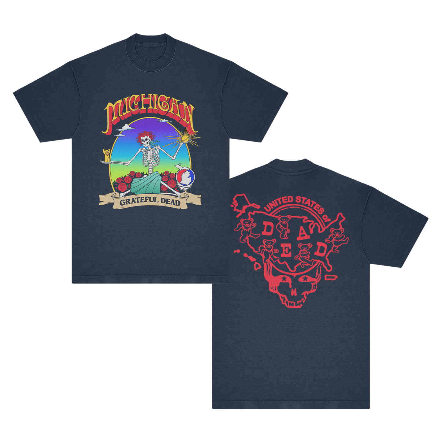 Michigan United States of Dead T-Shirt