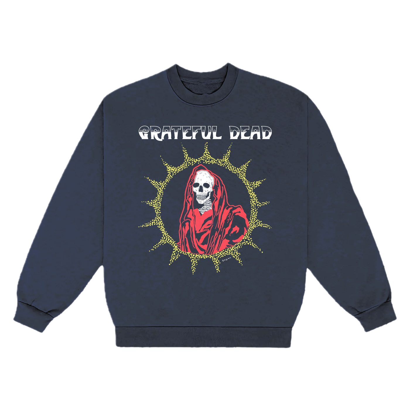 Hooded Desert Skelly Crewneck – Grateful Dead
