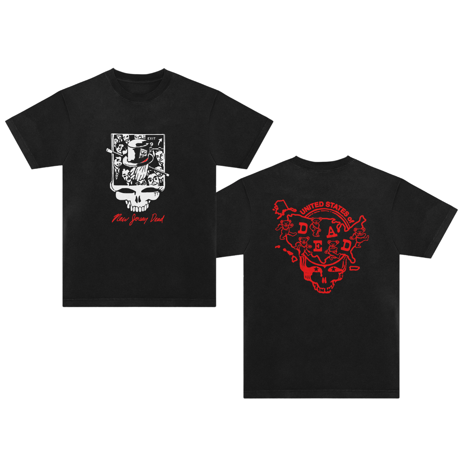New Jersey United States of Dead T-Shirt – Grateful Dead