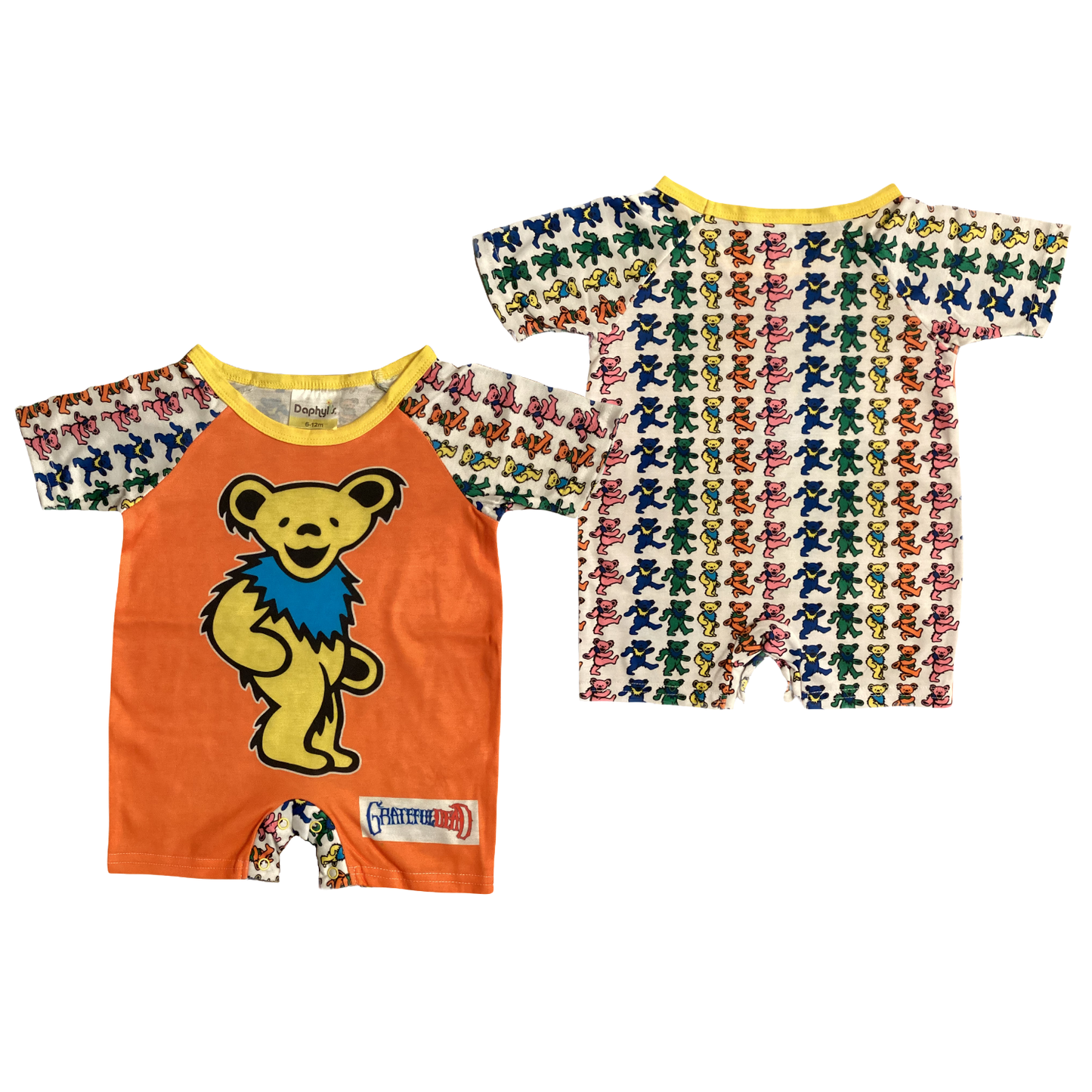 Daphyl's Grateful Dead Dancing Bears Romper