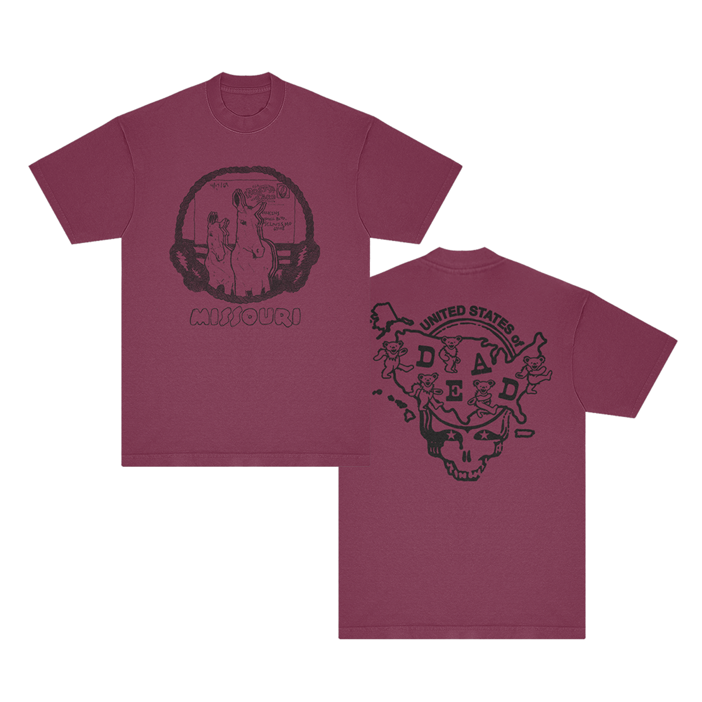 Missouri United States of Dead T-Shirt