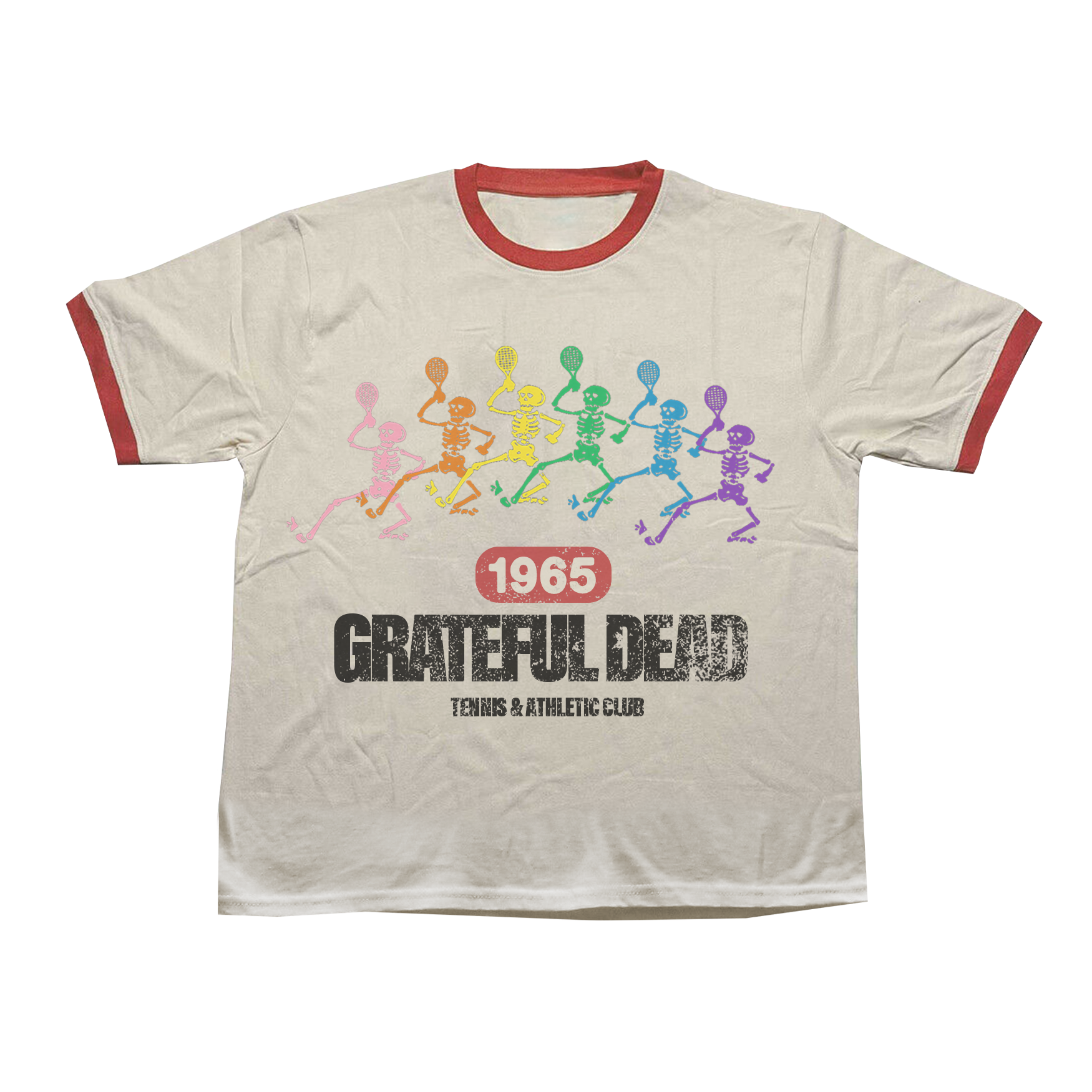 Grateful Dead Tennis & Athletics Ringer Tee