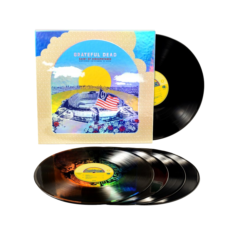 欧4LP Grateful Dead Saint Of Circumstance - Giants Stadium East Rutherford NJ 6/17/91 (LP x 4 Box Set) R1587666 Rhino Records Grateful Dead – Saint Of Circumstance (Giants Stadium · East