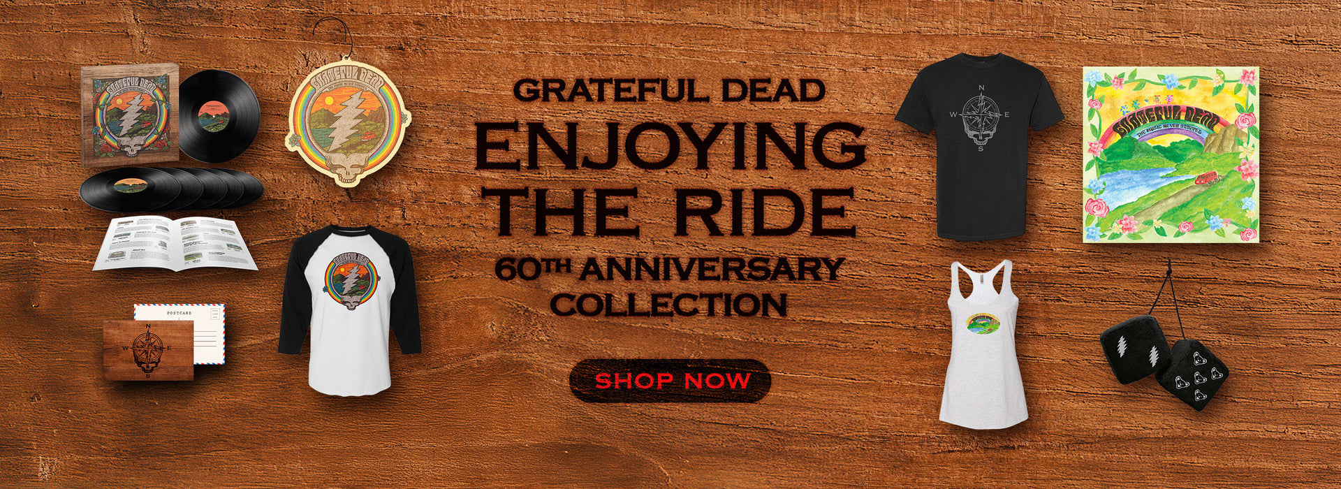 Enjoy the Ride 60th Anniversary Collection Shop Now