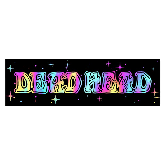 Dead Head Holographic Bumper Sticker