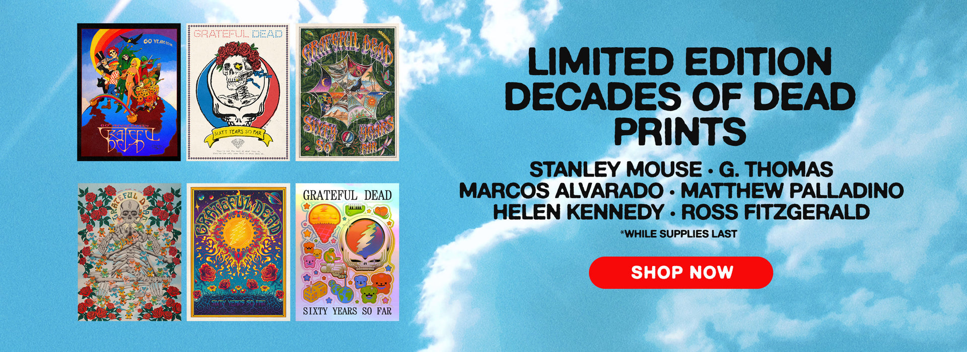 Grateful Dead Limited Edition Prints