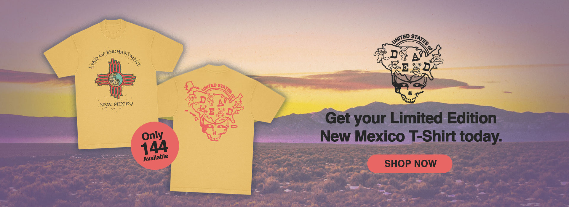 Get your Limited Edition New Mexico T-Shirt today