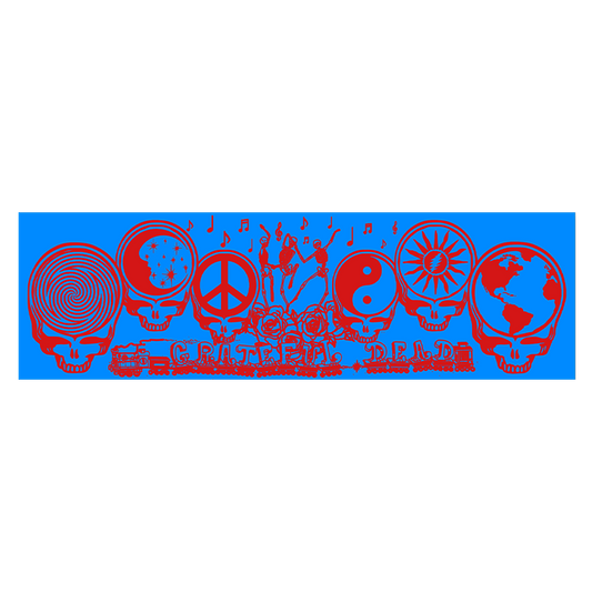 Stealie Train Bumper Sticker