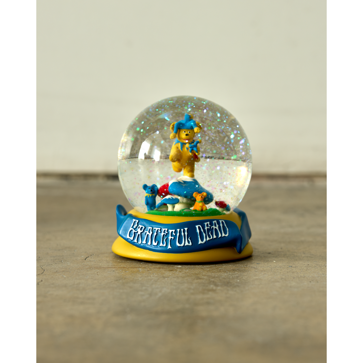 Limited Edition Jester Bear Snow Globe