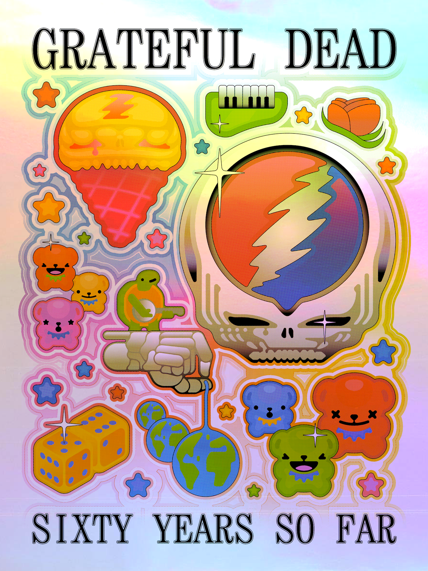 Limited Edition Decades Posters – Grateful Dead Limited Edition Decades Posters – Grateful Dead
