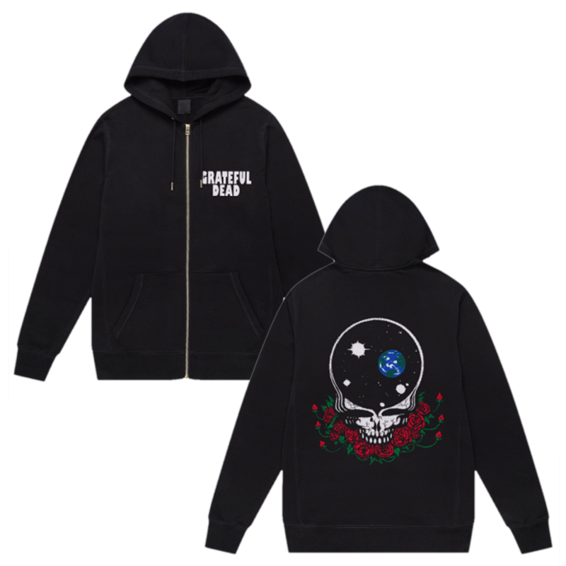 Space Your Face Zip Hoodie