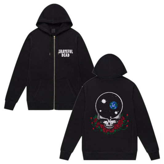 Space Your Face Zip Hoodie