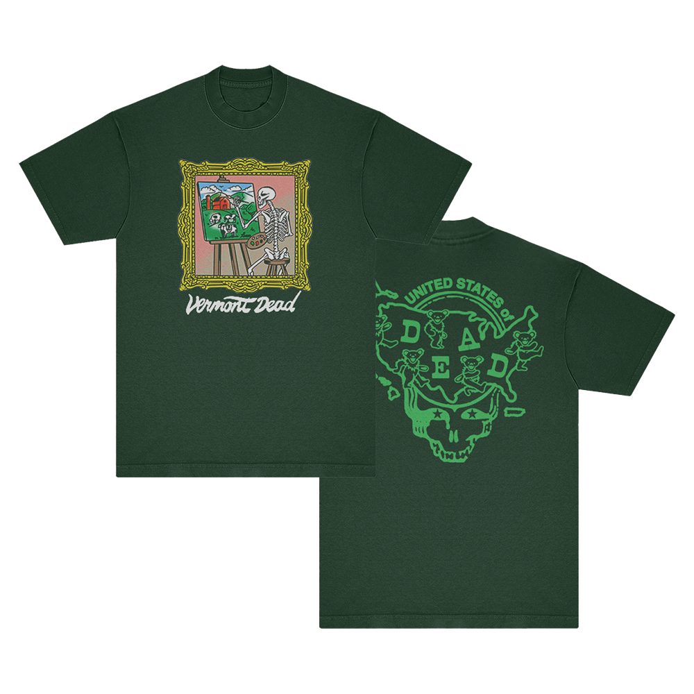 Vermont United States of Dead T-Shirt