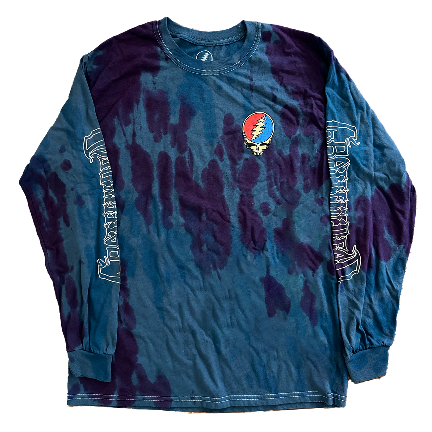 Classic Stealie Long Sleeve Tie-Dye