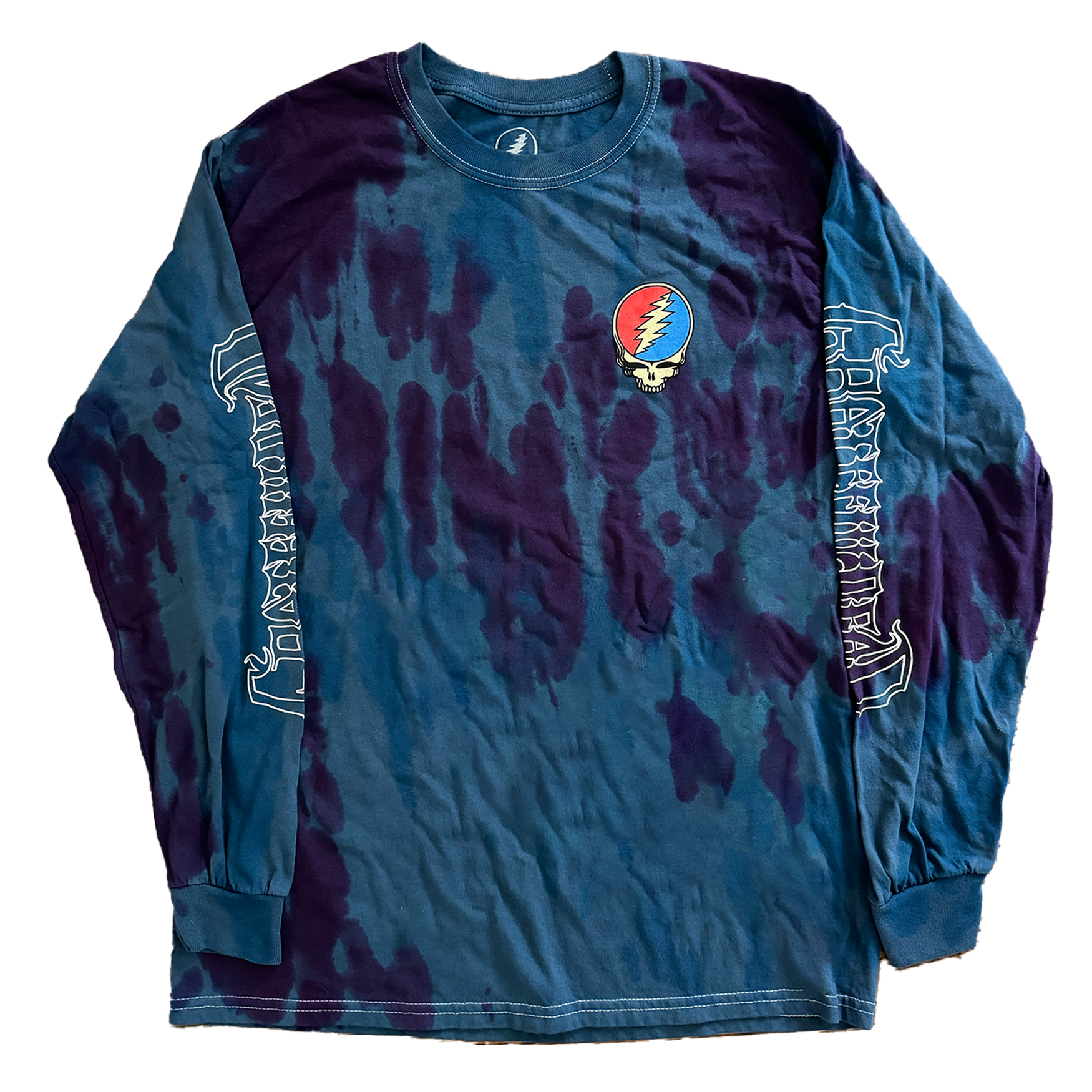 Classic Stealie Long Sleeve Tie-Dye