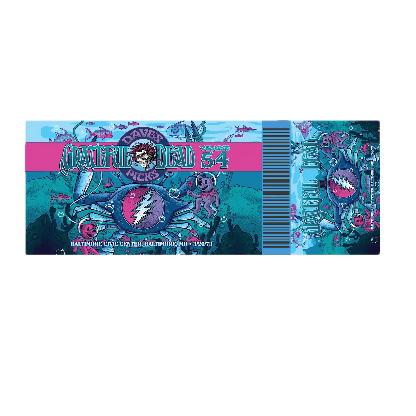 Dave's Picks Vol. 54 Collectible Ticket Magnet