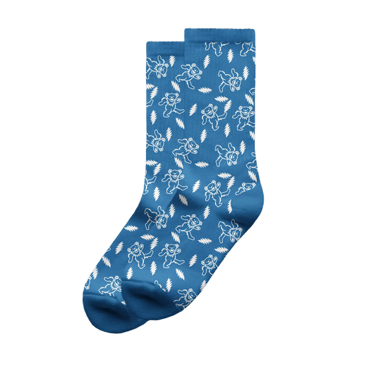 Bears & Bolts Woven Socks