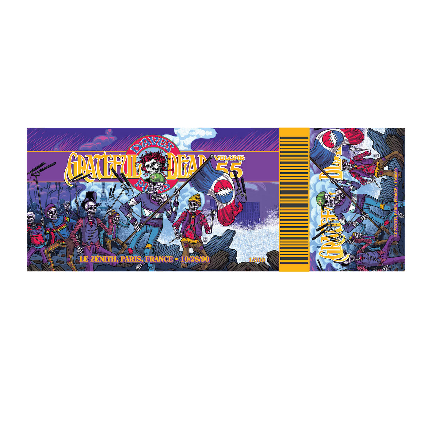 Grateful Dead: Dave's Picks Volume 55 ② Dave's Picks Vol. 55 Limited Edition Ticket Magnet