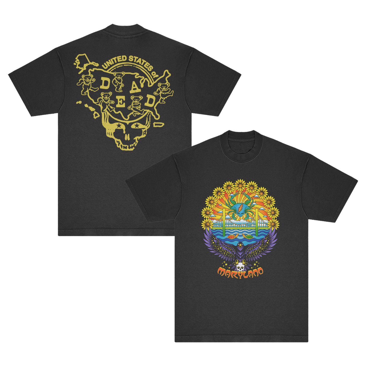 Maryland United States of Dead T-Shirt