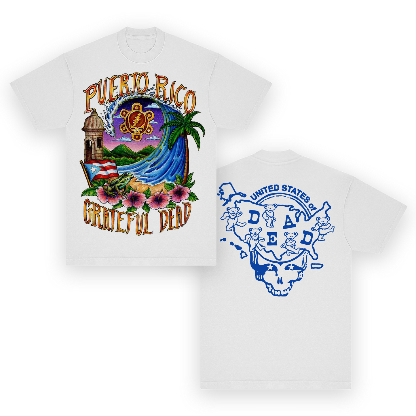 Puerto Rico United States of Dead T-Shirt