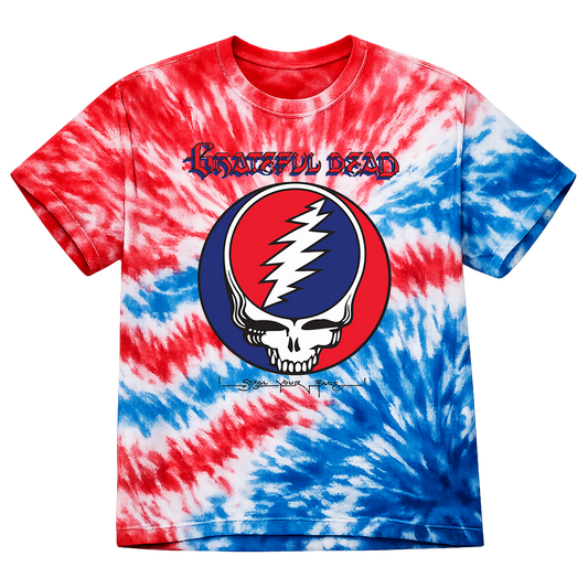 Steal Your Face Album Custom Tie-Dye T-Shirt
