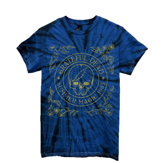 Summer Magic 1985 Custom Tie-Dye T-Shirt