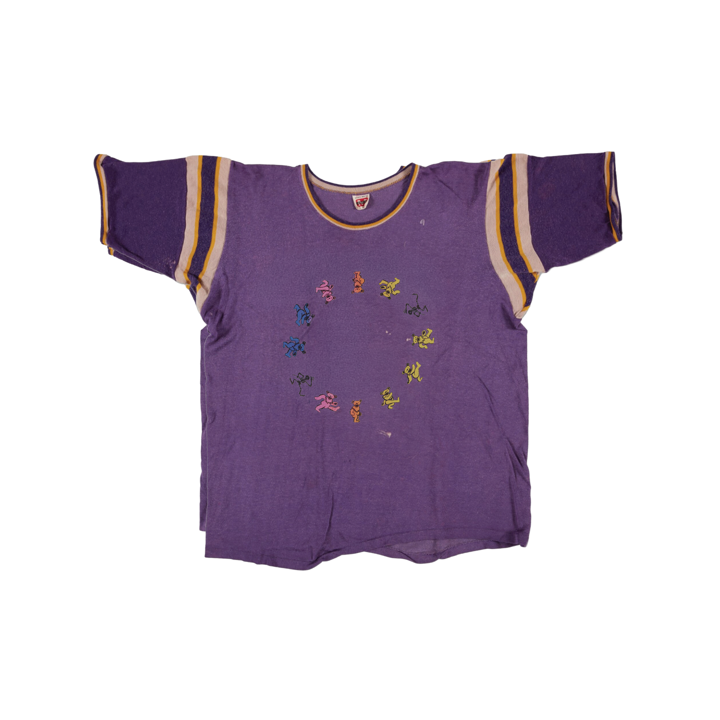 Circle Bears & Skellies Custom Short-Sleeve Raglan Tee