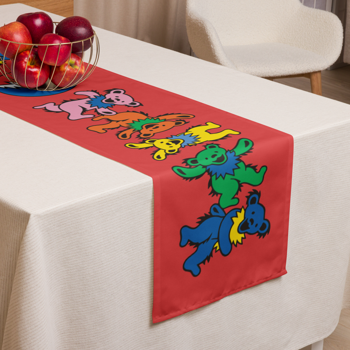 Flipping Bears Table Runner