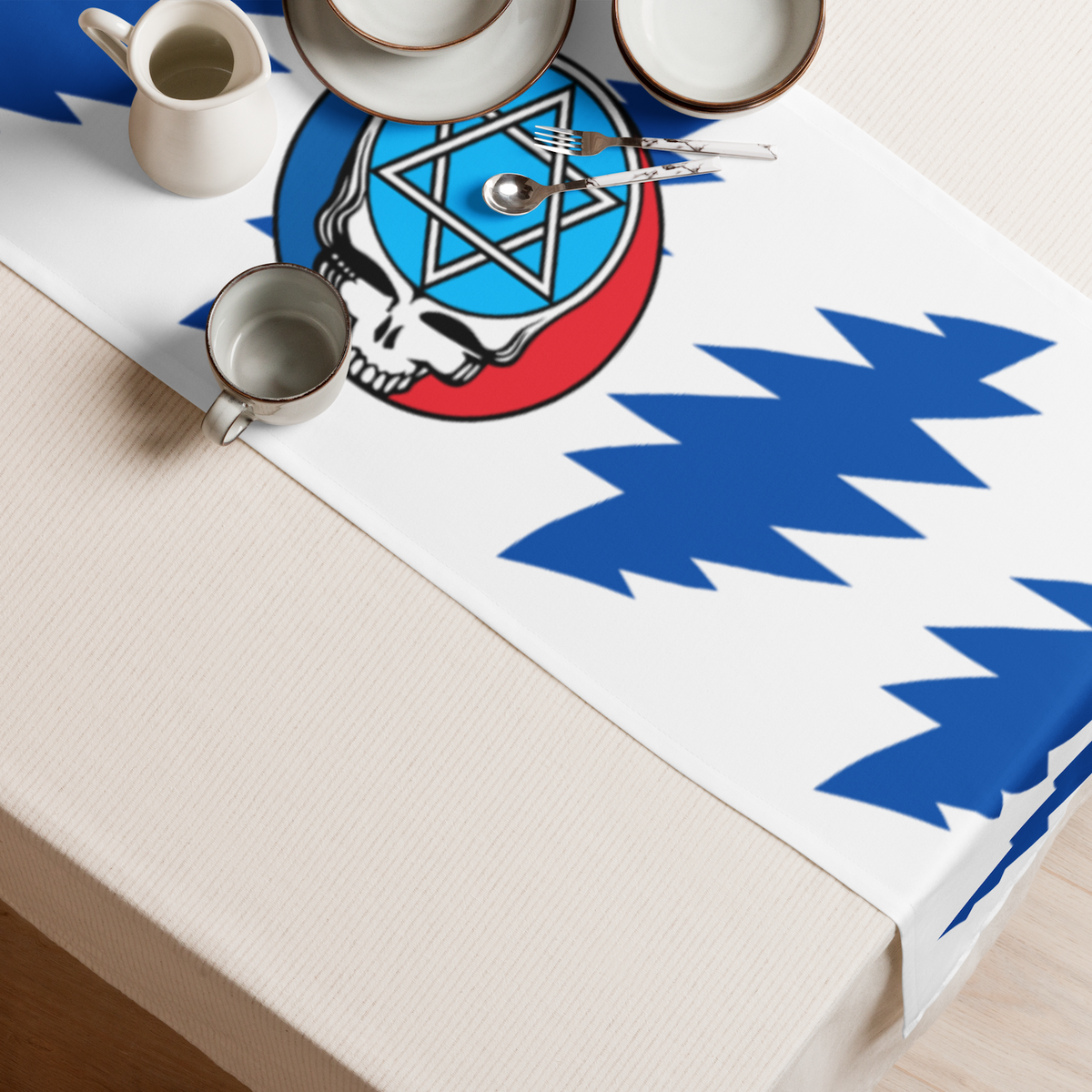 Grateful Dead Hanukkah Table Runner