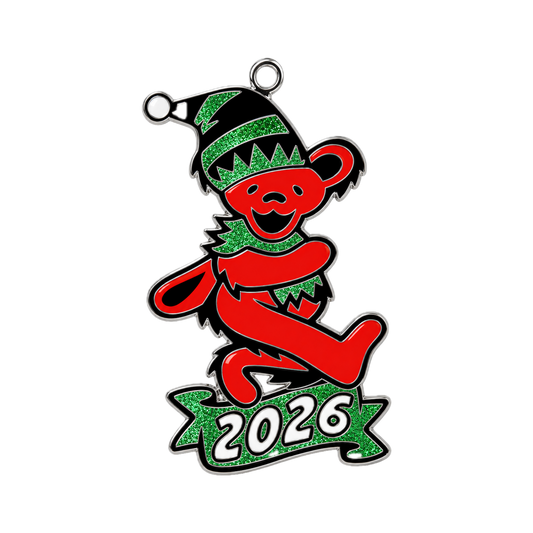 2026 Glitter Bear Holiday Ornament