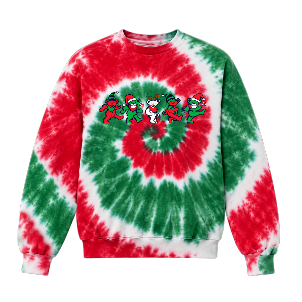 Holiday Bears Customer Tie-Dye Crewneck