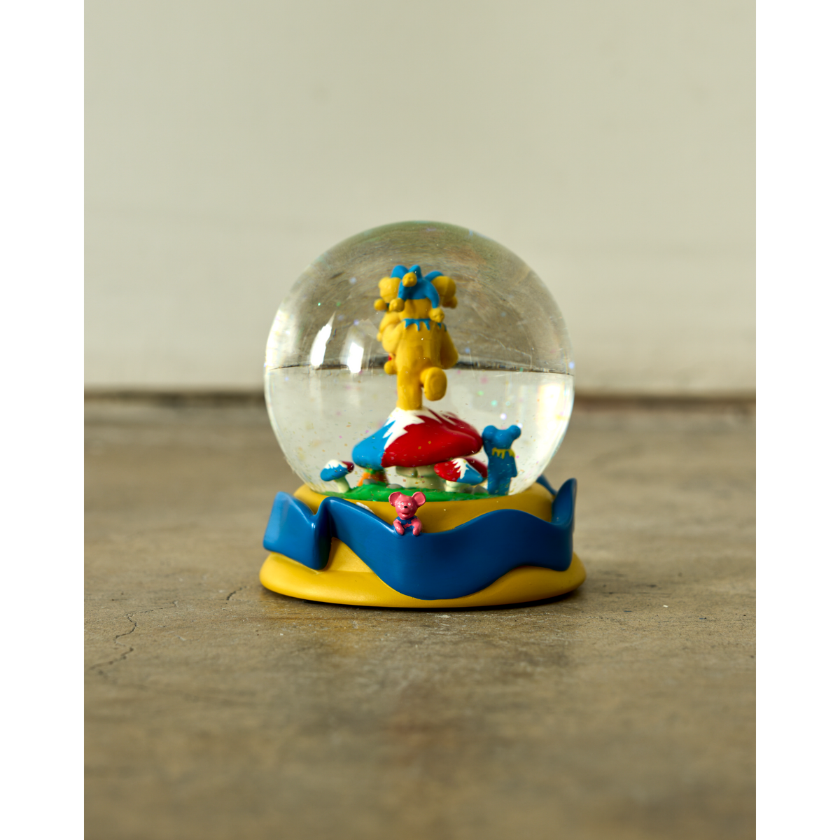Limited Edition Jester Bear Snow Globe