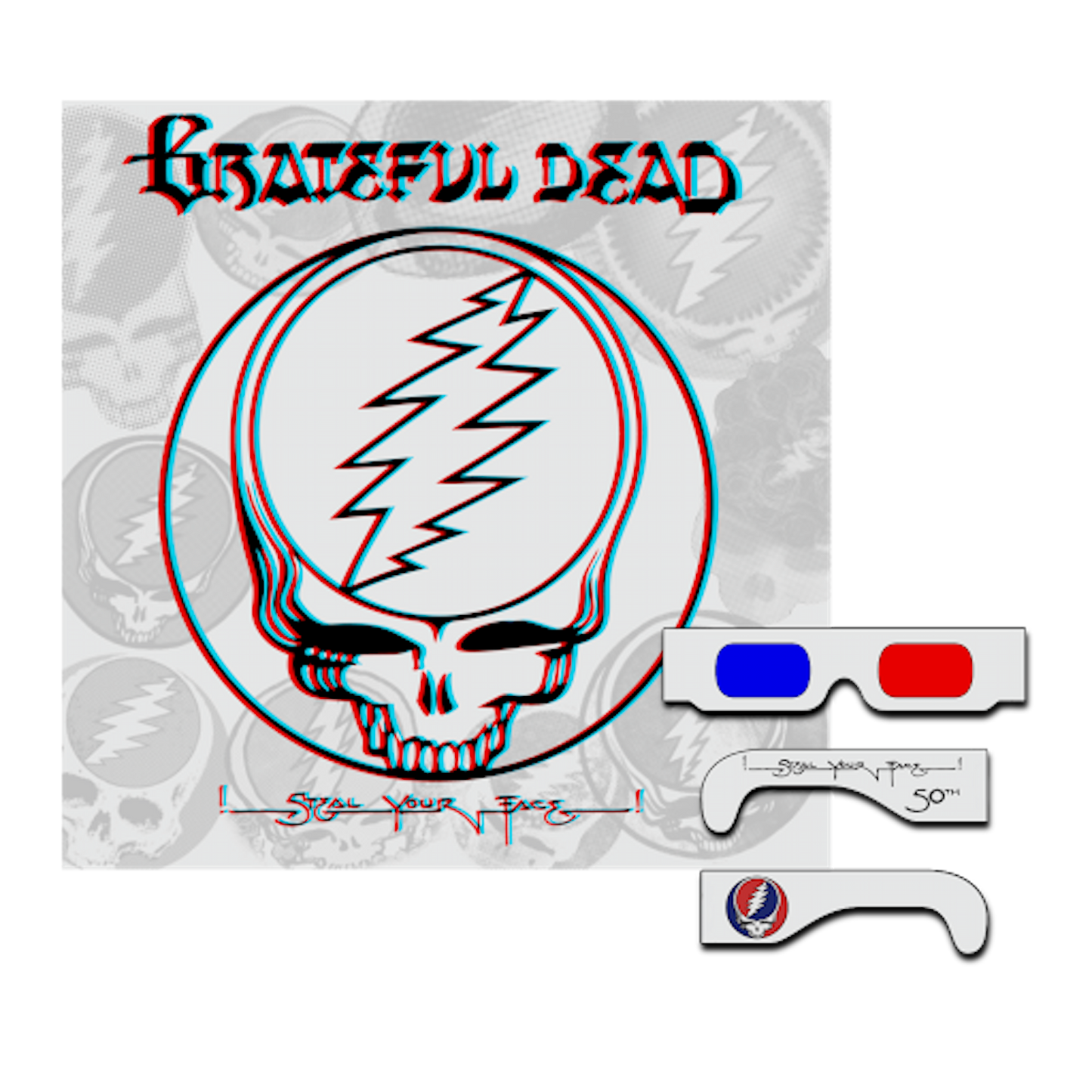 Steal Your Face 3D Poster and Glasses