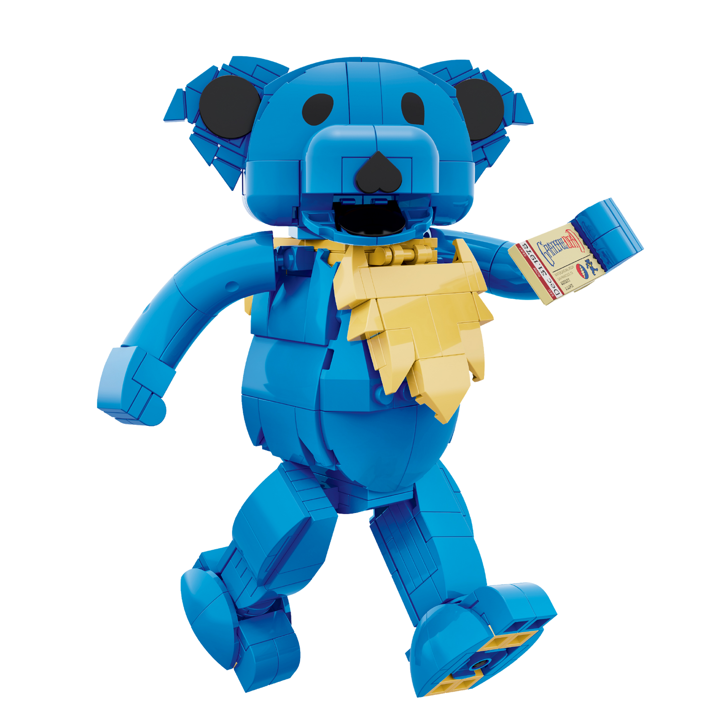 Brickcraft Stealie Blue Dancing Bear – Grateful Dead