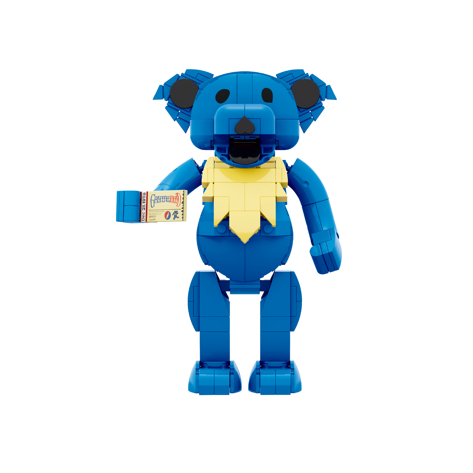 Brickcraft Stealie Blue Dancing Bear – Grateful Dead