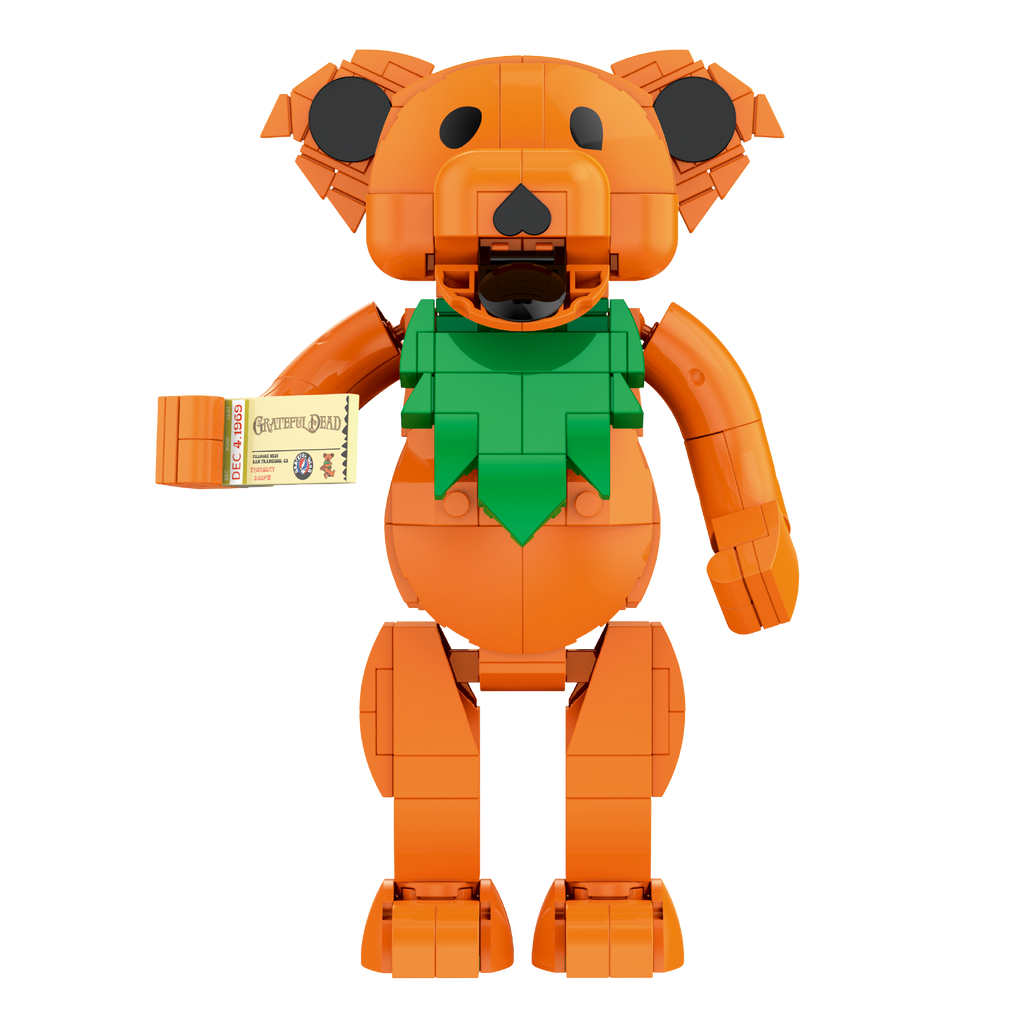 Brickcraft Ashbury Orange Dancing Bear – Grateful Dead