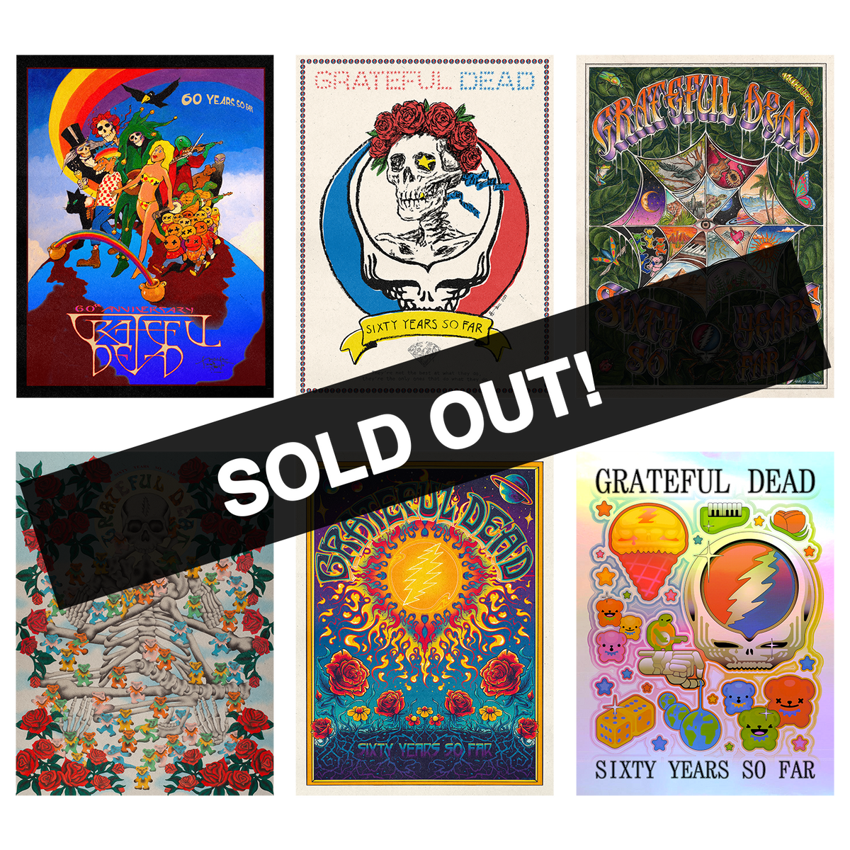 Limited Edition Decades Posters – Grateful Dead Limited Edition Decades Posters – Grateful Dead