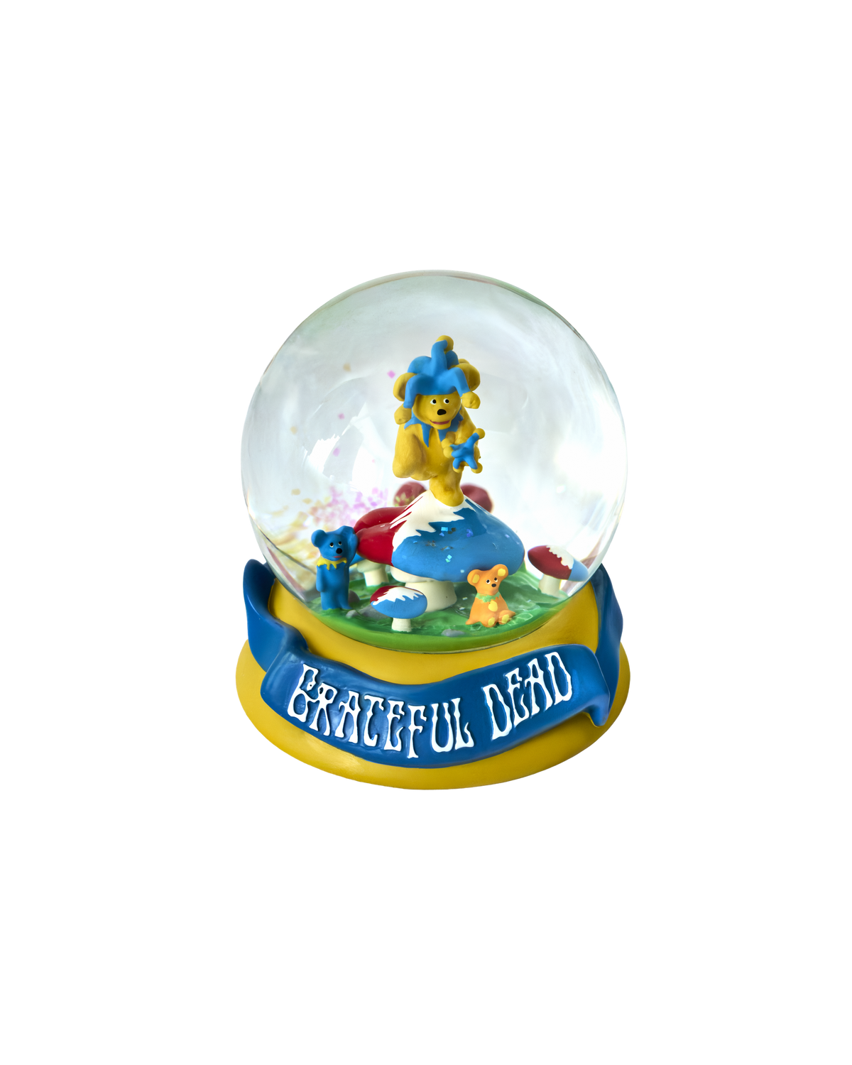 Limited Edition Jester Bear Snow Globe