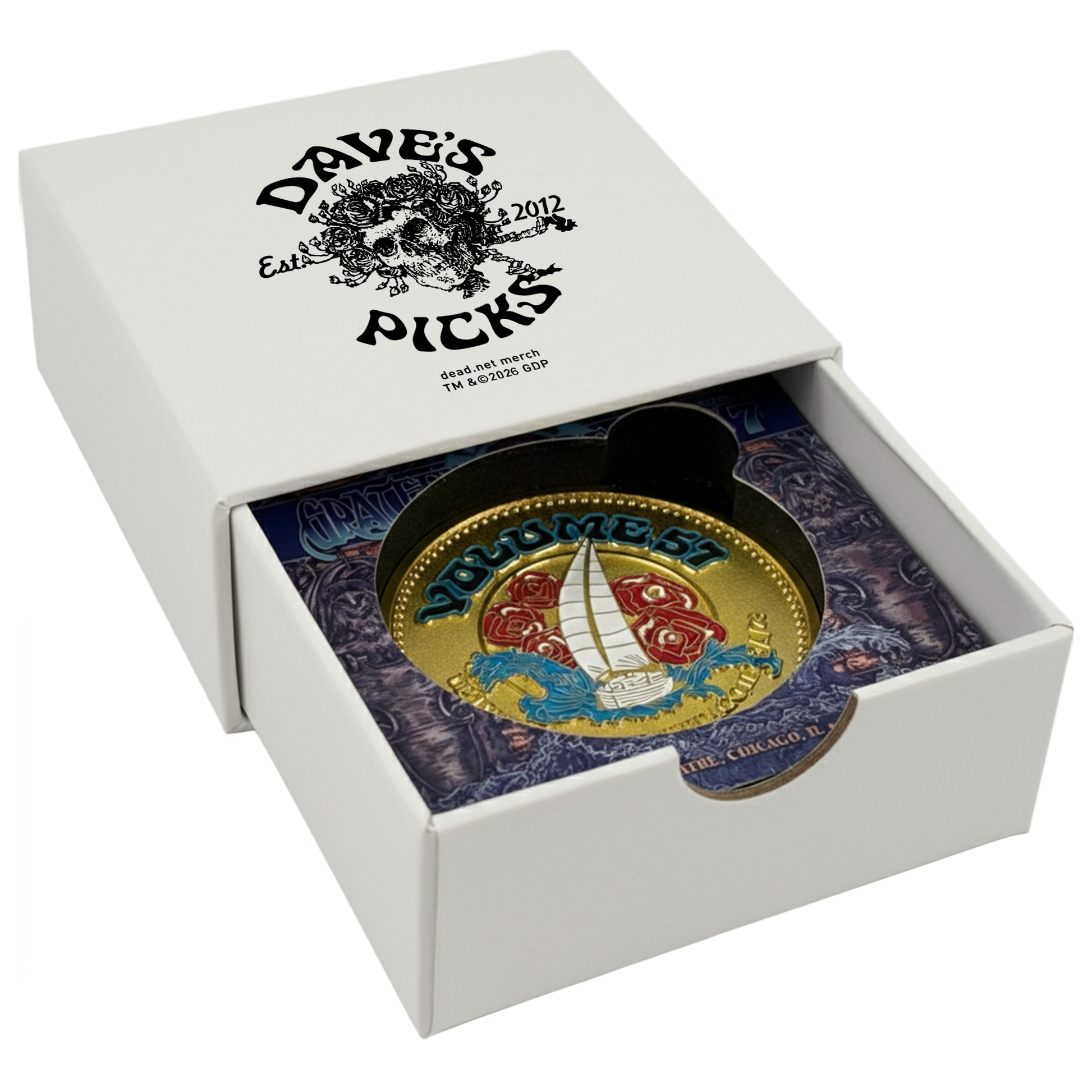 Dave's Picks #57 Collectible Coin – Grateful Dead