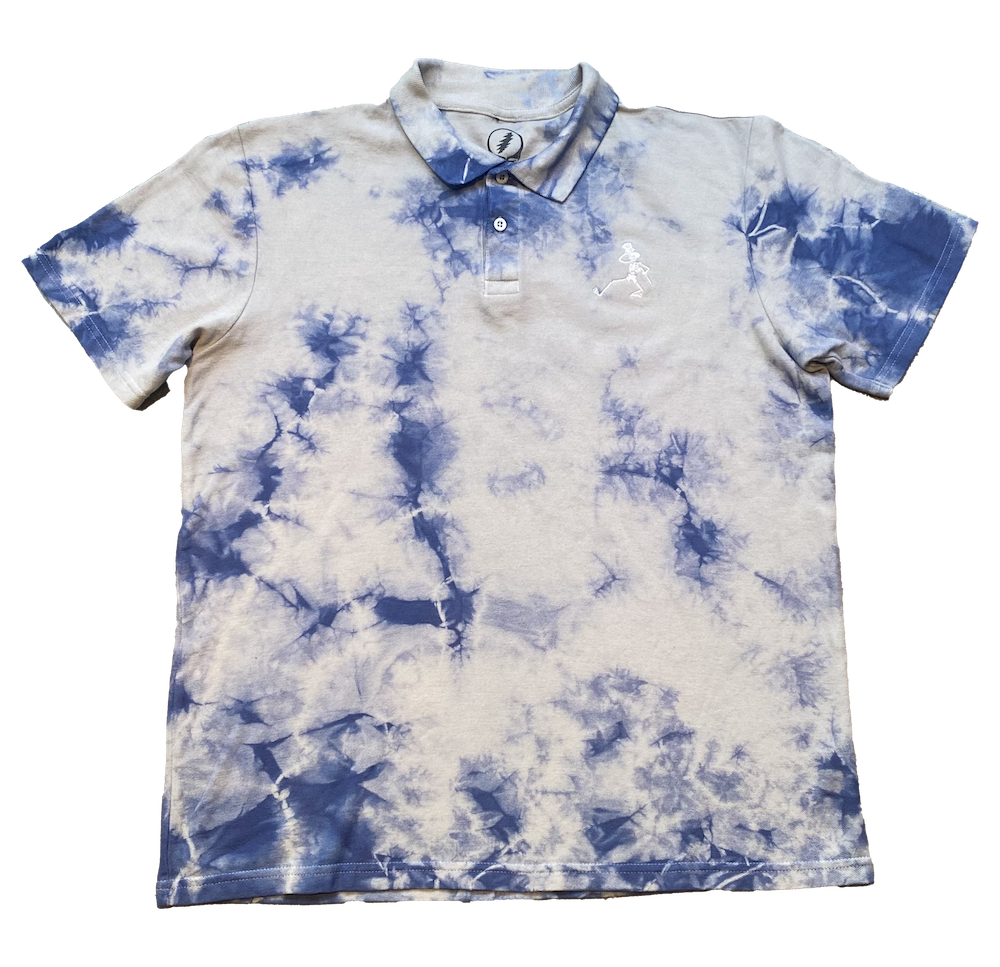 Dead Skelly Tie Dye Polo