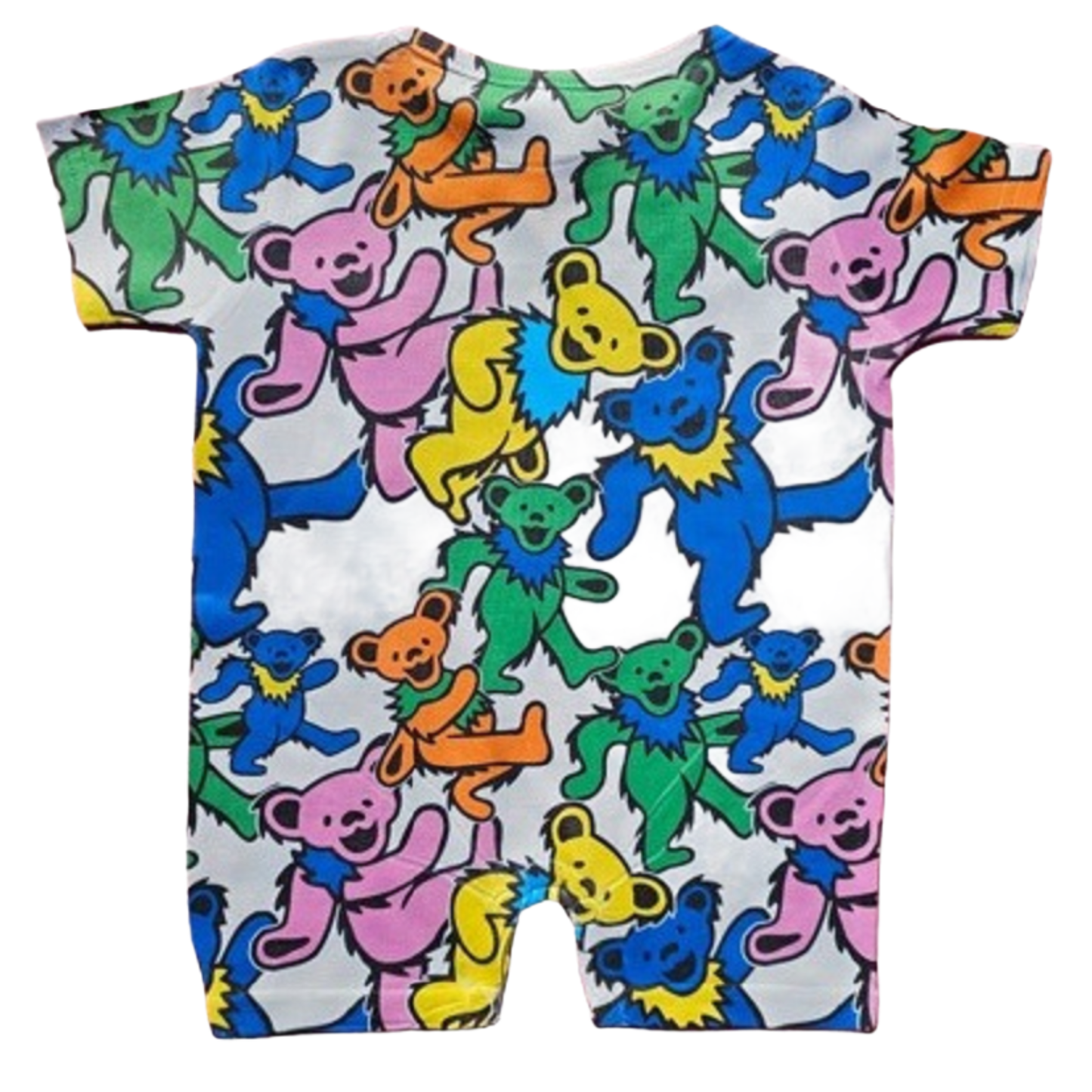 Daphyl's Grateful Dead Swirling Bears Romper