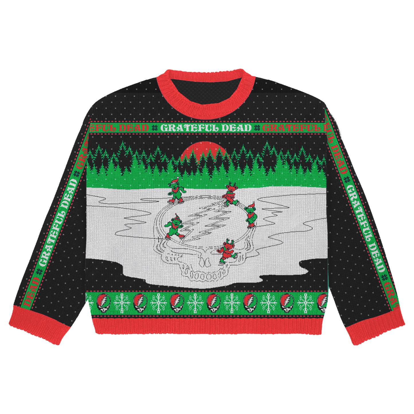 Skating Bears Holiday Sweater
