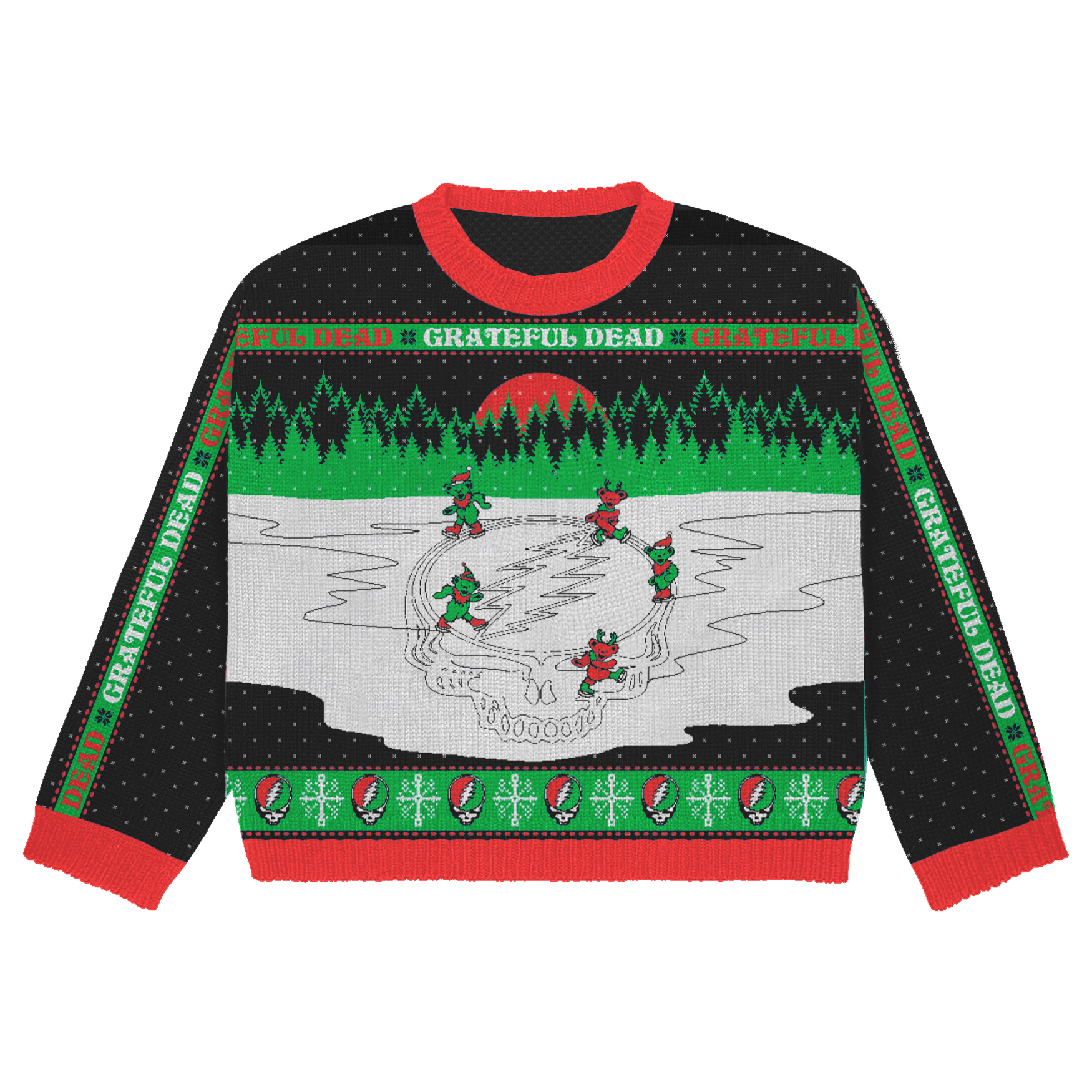 Skating Bears Holiday Sweater