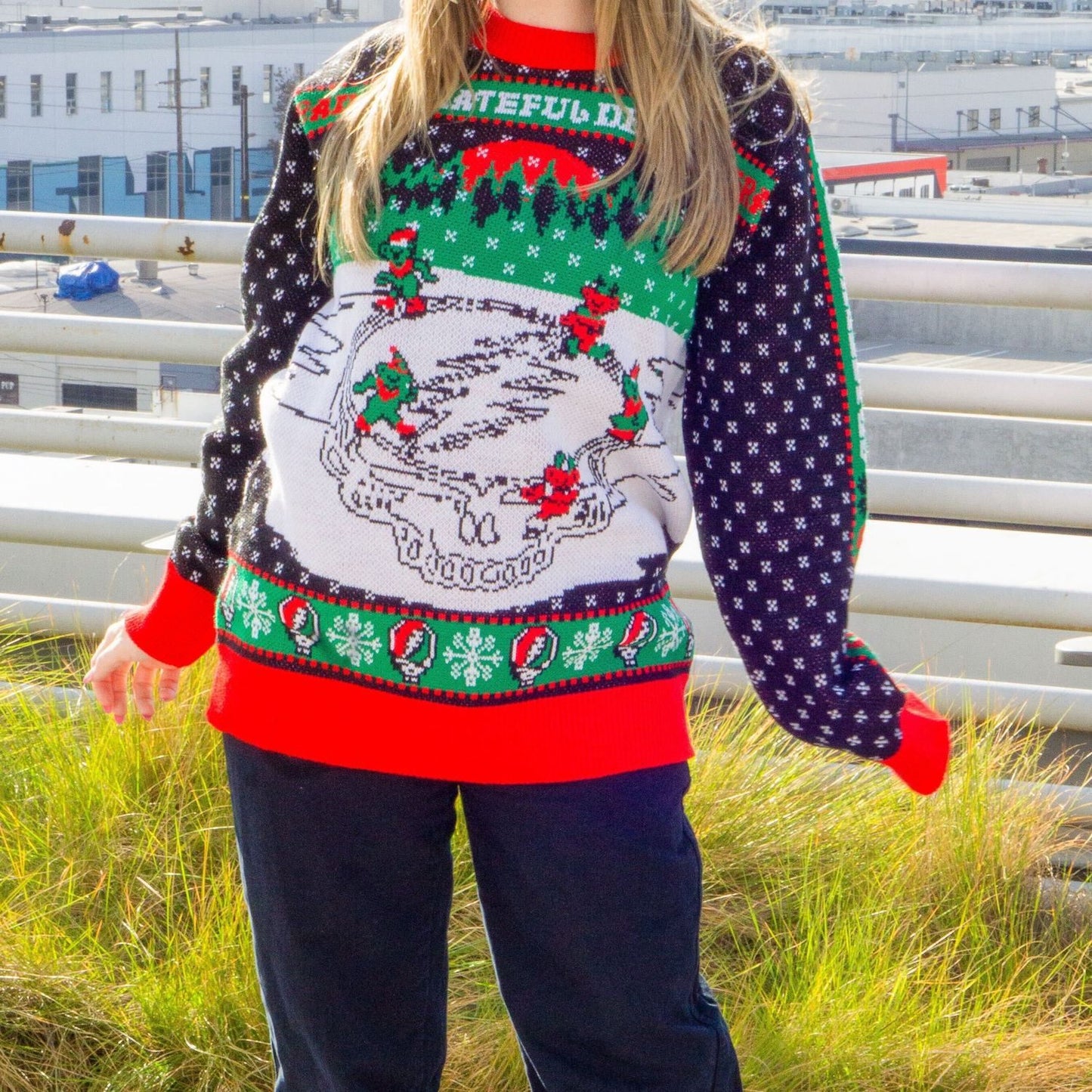 Skating Bears Holiday Sweater