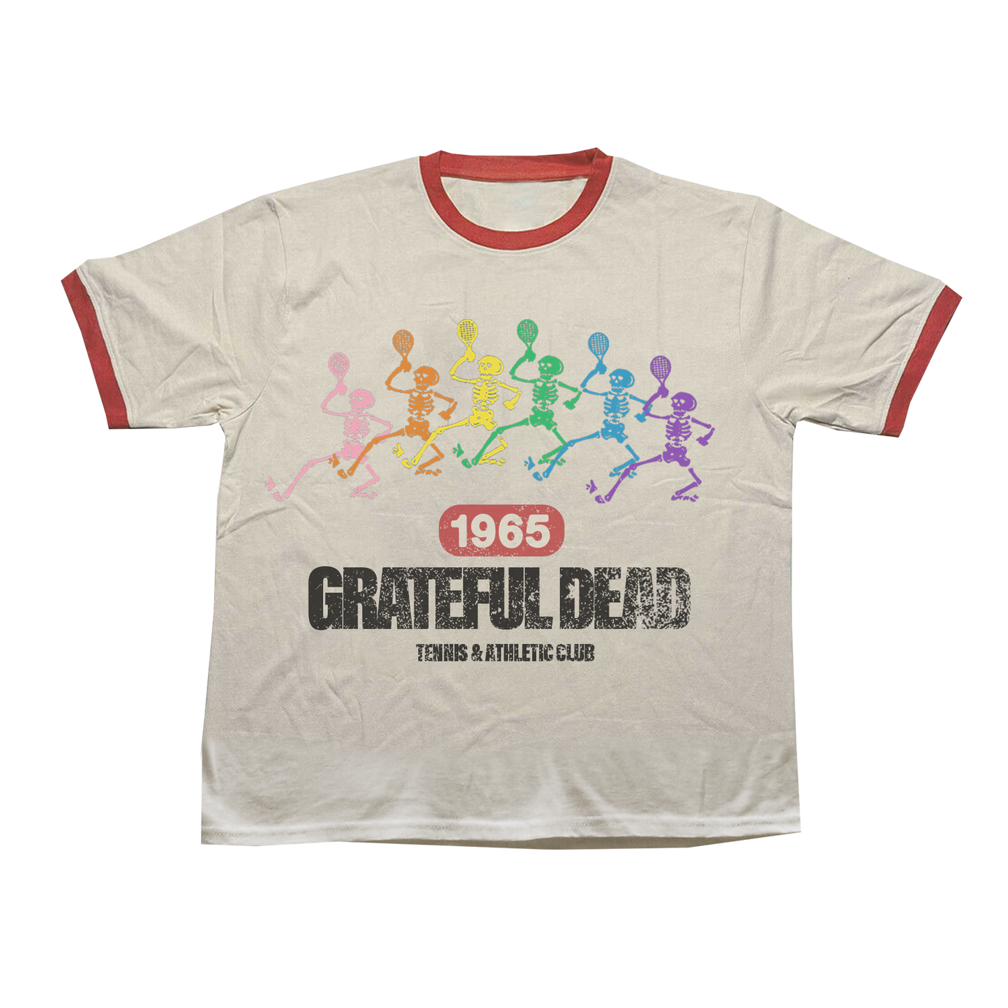 Grateful Dead Tennis & Athletics Ringer Tee