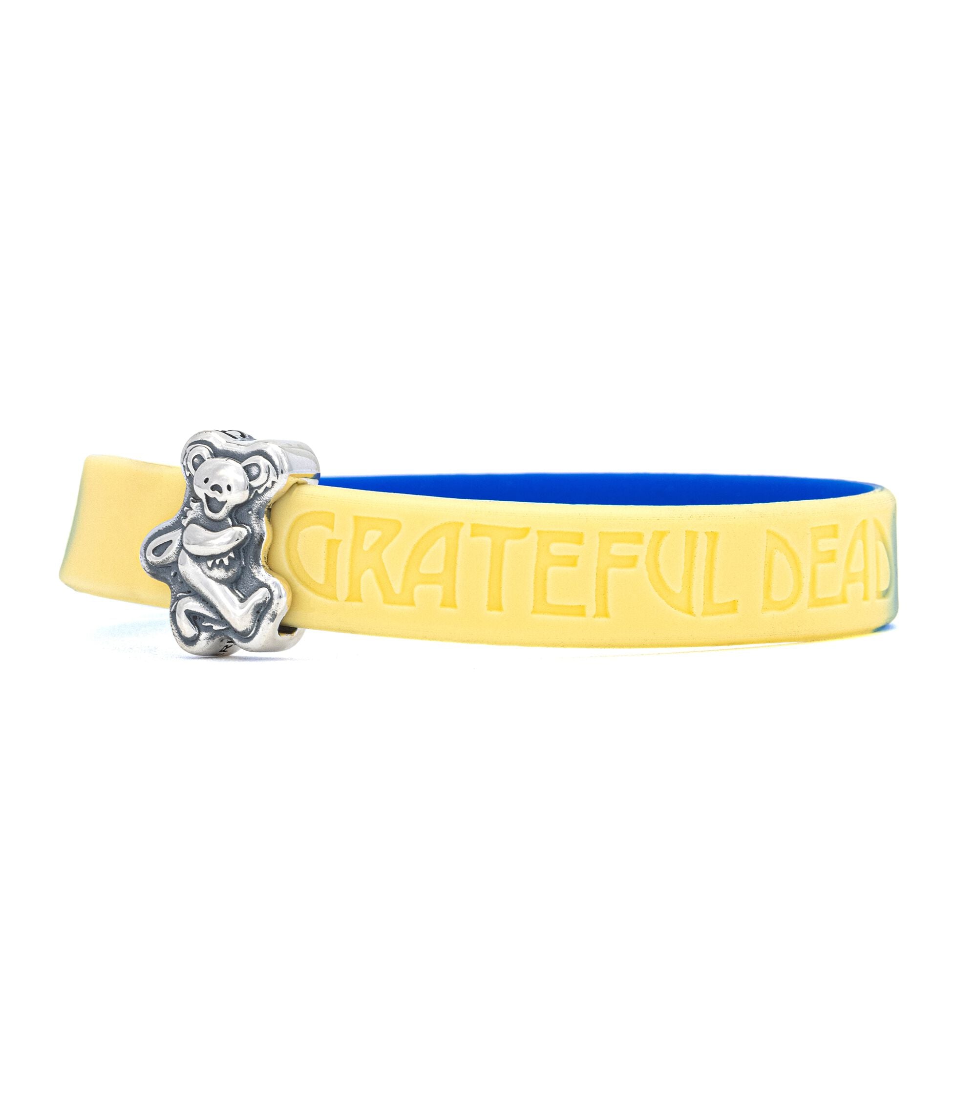 GOOD-ART-HLWYD-Dancing-Bear-Style-4-Rubber-Biscuit-Bracelet