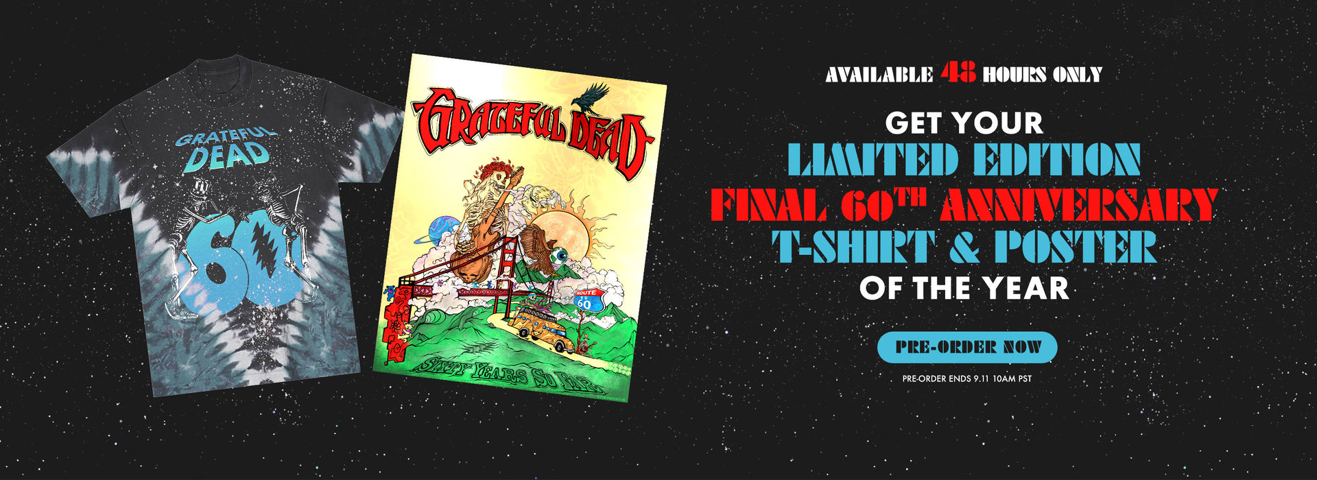 Limited Edition 60th Anniversary Shirt & Poster