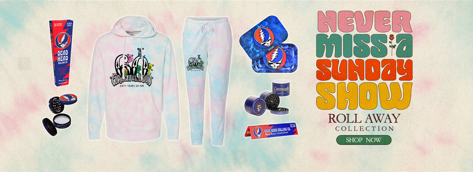 Never Miss a Sunday Show Roll Away Collection Shop Now