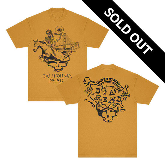 California United States Of Dead T-Shirt