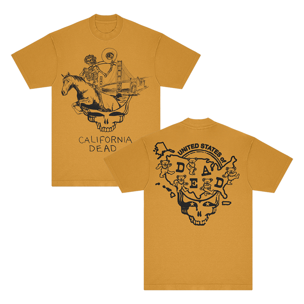 California United States Of Dead T-Shirt